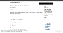 Desktop Screenshot of michaelkoehler.co